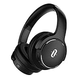 TaoTronics Bluetooth Headphones with 50mm Large-Aperture Drivers, Deep Bass, Memory Foam Ear Pad Wireless Headphones, 25 Hour Playtime, On Ear Controls, aptX, Adjustable & Ergonomic Design