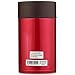 Zojirushi Stainless Steel Food Jar, 19 oz/0.55 L, Metallic Red