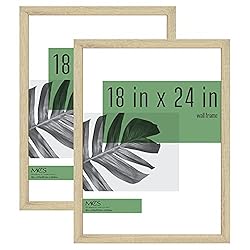 MCS Studio Gallery Frame, Natural Woodgrain, 18 x