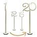goldblue Wooden Table Numbers with Holder Base for Wedding or Home Decoration (1-20)