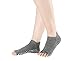 laviesimple 5 Pairs Toeless Yoga Pilates Socks Non Slip Skid Barre Sock with Grips for Women & Men …