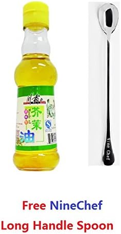 Spicy King (Chuan Ba Wang) wasabi Oil 150ml (Pack of 6) + One NineChef Spoon