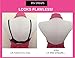 (No Sew No Slip) Clear Bra Straps, Adjustable, Strong Support by Pin Straps