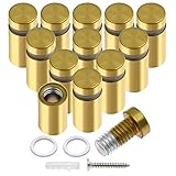 Luomorgo 12 Pcs 1/2" x 1" Stainless Steel Standoff