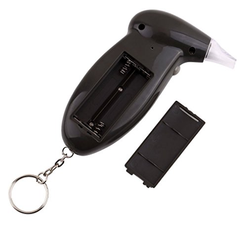 Digital Alcohol Breath Tester Breathalyzer Analyzer Detector Test Keychain#N