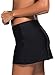 Aleumdr Women's Swimming Boardshort Shorts Panty Skort Bottom Large Black