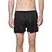 Intimo Men's Classic Silk Boxers, Black