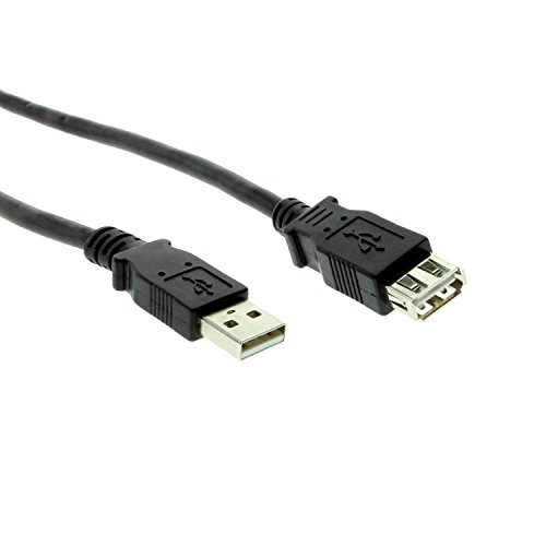 USBGear Pro-Series USB 2.0 Hi-Speed A to A Extension Cable 6ft. Black