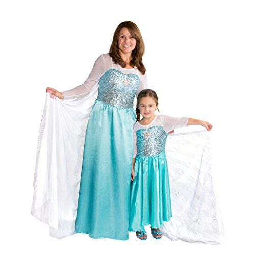 Butterfly Craze Girls Snow Queen Costume Snow Princess Dress Funtober