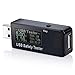 Eversame USB Digital Power Meter Tester Multimeter Current and Voltage Monitor, DC 5.1A 30V Amp Voltage Power Meter, Test Speed of Chargers, Cables, Capacity of Power Banks-Black primary