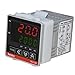 Twidec/ MV100-B10 Fahrenheit & Centigrade Digital Display PID Temperature Controllers Thermostat AC 85V - 265V with K Sensor Thermocouple with Heat Sink and 40A Solid State Relay SSR 40DA