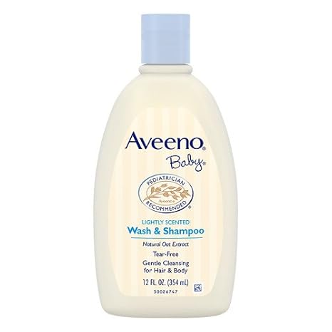 aveeno baby wash & shampoo 12 oz