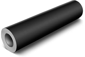 VViViD Black Matte DECO65 Permanent Adhesive Craft Vinyl for Cricut, Silhouette & Cameo (50ft x 11.8" Bulk Roll)