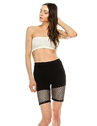 El clásico longitud del Capri de dama ver a través de Slim Fit Leggings
