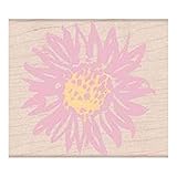 Sunflower Blossom Wood Mounted Rubber Stamp