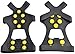 WAYPOR Ice Grips, Traction Cleats, Ice Cleat, Easy Slip On, Outdoor Durable, 10 Steel Studs, Stretchable, Prevent Slipping from Ice/Snow, Extra Studs Included in Each Package.