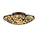 Quoizel Kami 2-Light Vintage Bronze Flush Mount Light