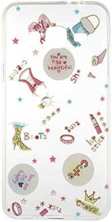 J3 2015 Slim TPU Case,GreenDimension Cute Ultra Thin Transparent Silicone Soft Flexible Cushion TPU Protective Rubber Bumper Anti Scratch Shock Absorption Cover + Stylus Pen for Samsung Galaxy J3 2015