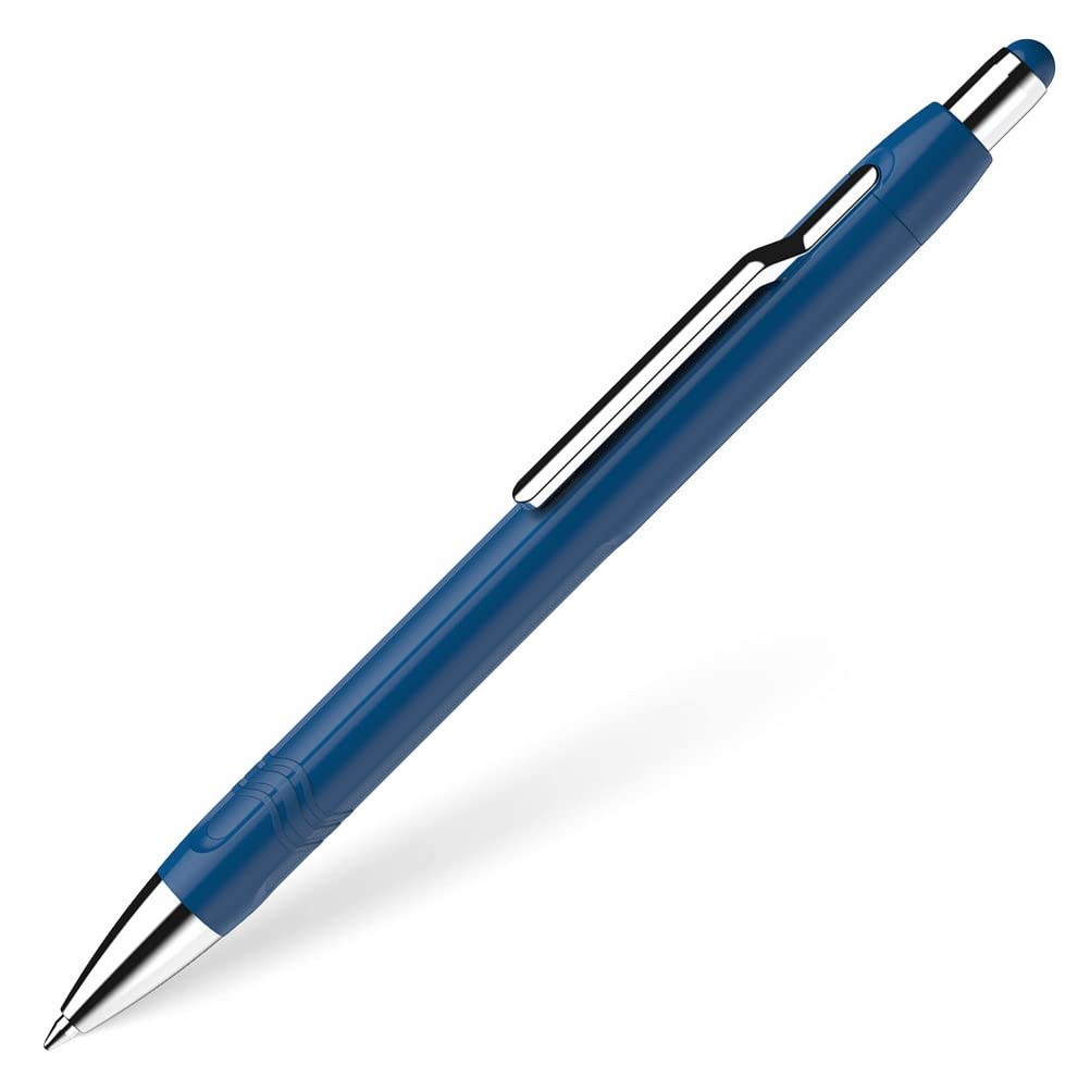 Schneider 138613 Epsilon Retractable Ballpoint Pen (Stroke Width XB, Ink Colour: Blue, Permanent Refill) Dark Blu