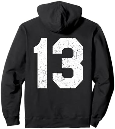 Amazon.com: Number Thirteen 13 Hoodie Pullover Hoodie : Clothing