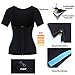 Women Sauna Suit Waist Trainer Neoprene Shirt for Sport Workout Weight Loss Corset Hot Body Shaper Top (S, Black Sauna Sweat Shirt)