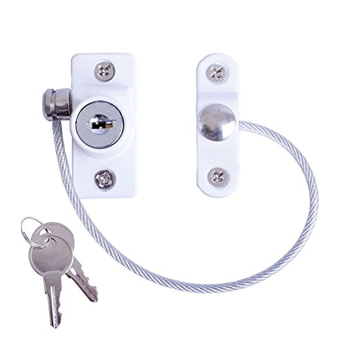 Luerme Children Safety Lock for Door and Window Location Limiting Lock Stopper Anti-Fall Lock Preventing Kids Climbing Window