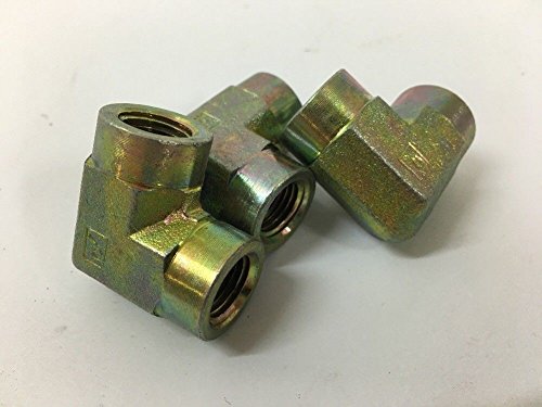 JP Valve & Tubing Inc. Steel Pipe Elbow (Lot of 3) 4-4-130238 Tactical Generator