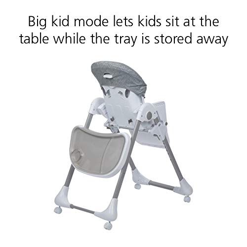 Safety 1st High Chairs for Babies and Toddlers, 3-In-1 Grow and Go with Tray and Adjustable Seat, Birchbark