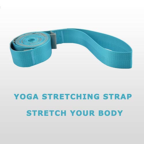 SANKUU Yoga Strap, MultiLoop Strap, 12 Loops Yoga Stretch Strap, Nonelastic Stretch Strap for