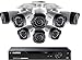 Lorex 8 Channel HD Analog DVR with 2TB HDD Security System, with 8 1080p Cameras130' Night Vision