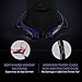Mpow Jaws Gen-3 Bluetooth Headphones W/Case, Wireless Neckband Headset V4.1 W/Call Vibrate Alert, 13 Hours Playtime & CVC 6.0 Noise Cancelling Mic, Wireless Neckband Headphone W/Magnetic Earbuds,Blue