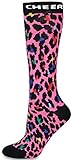 Knee High Animal Print Cheer Socks