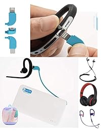 eLusefor Cargador de cartera ultraportátil: banco de energía para Apple iPhone y accesorios Bluetooth [5000 mAh] batería externa delgada