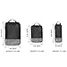 VASCO Compression Packing Cubes for Travel – Premium Set of 3 Luggage Organizer Bags Grey