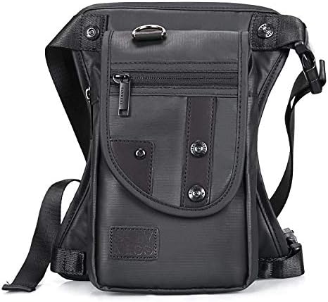 Qisheng Waterproof Military Tactical Drop Leg Bag,Leg Fanny Packs,Crossbody Bag for Men and Women Motorcycle Cycling Vacation and More