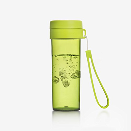 Emoi 16 oz Kids Infuser Green Water Bottle, Small Outdoor Sp