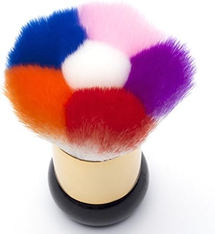 Flower Nail Brushes Remove Dust Powder for Acrylic Nails Nail And Nail Art Dust Clean Barber Shop Hair Brush