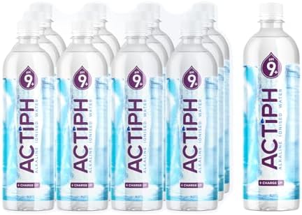 ActiPH Alkaline Ionised Spring Water PH9+ Purified with Electrolytes ...