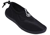 Brand New Women's Black Athletic Water Shoes Aqua Socks Size 8