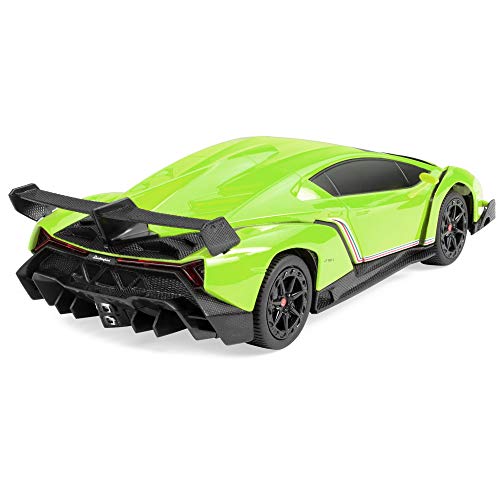 Best-Choice-Products-124-Officially-Licensed-RC-Lamborghini-Veneno-Sport-Racing-Car-w-27MHz-Remote-Control-Green