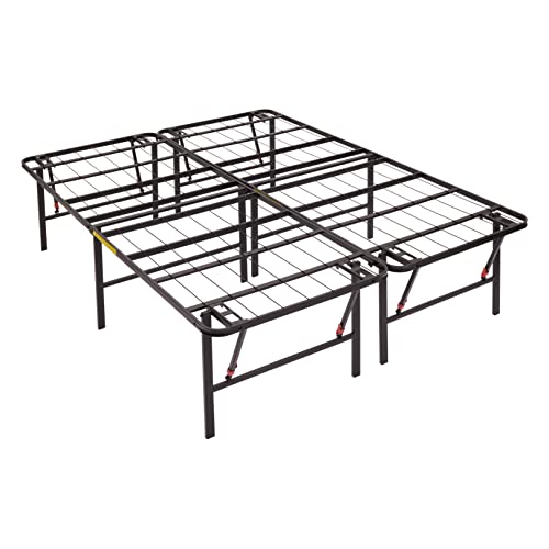 Foldable Queen Metal Platform Bed Frame 