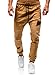 Capturelove Mens Fashion Chino Hi-Street Jogger Pants
