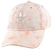 adidas Originals Women's Relaxed Fit Adjustable Strapback Cap, Dust Pink/White, One Size