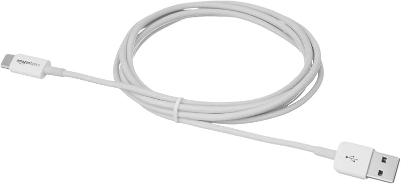 Câble USB-A->USB-C Câble Charge RapideUSB 2.0, Vitesse Transfert Données de 480Mbps, Certifié USB-IF, pour Apple iPhone 16/15, iPad, Samsung Galaxy, Tablettes, Voitures, 1,8m, Blanc