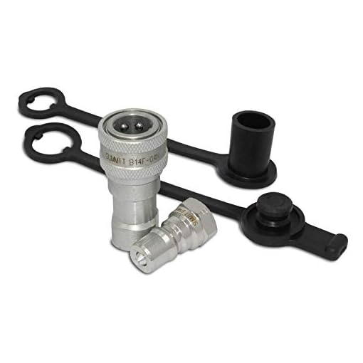 1/4" NPT ISO 7241B Quick Disconnect Hydraulic Coupling/Coupler Set w