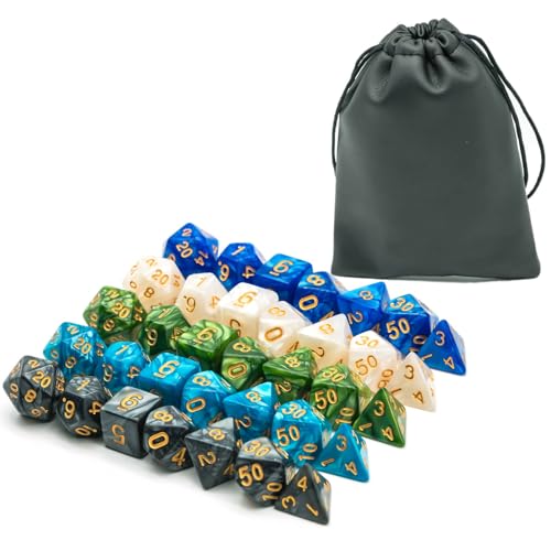 5sets/35pcs Pearl Pattern