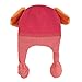 Nickelodeon Girls' Little Paw Patrol Skye Squeeze and Flap Fun Cold Weather Hat, PinkBrown, Age 4-7