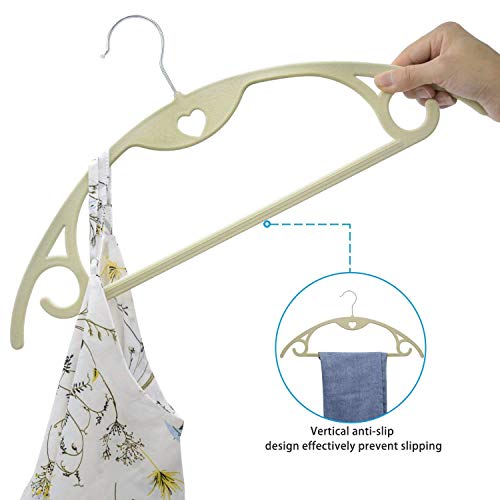 IEOKE Velvet Hangers, Clothes Hangers Non Slip Coat Hangers Ultra Thin Space Saving with Heavy Duty 360 Swivel Chrome Hook - 50 Pack - Thumbnail 4