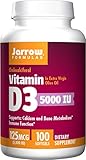 Jarrow Formulas Vitamin D3, Supports Calcium and Bone Metabolism, 5000 IU, 100 Softgels