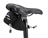 BicycleStore® Waterproof Mountain Road MTB Cycling Bicycle Saddle Bag Tail Bag Bike Pouch Seat Bag Black Red Green (black)